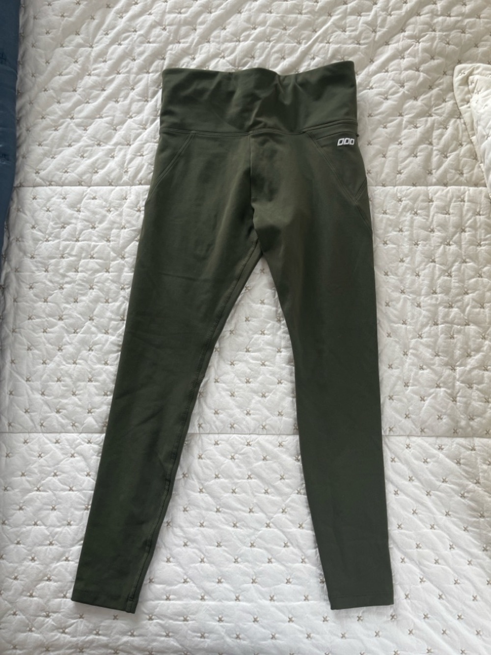 Lorna Jane Olive Green High-Waist Ladies Leggings S